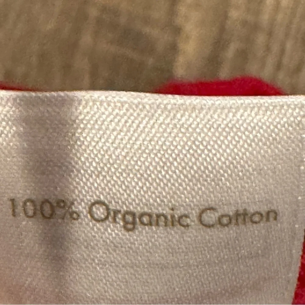 Hanna Andersson Toddler Zip Footed Sleeper Pjs Organic Cotton Red Sz 3t